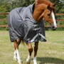 Premier Equine Buster Hardy Turnout Rug with Half Neck 0g in Grey