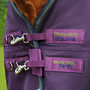 Premier Equine Buster Hardy Turnout Rug with Half Neck 100g in Purple