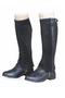 Moretta Childrens Suede Half Chaps in Black - Pair