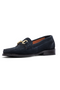Moretta Rosa Loafers - Navy - Side