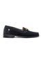 Moretta Rosa Loafers - Navy - Side