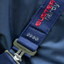 Premier Equine Buster Hardy Turnout Rug with Half Neck 200g in Navy - cross surcingles