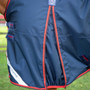 Premier Equine Buster Hardy Turnout Rug with Half Neck 200g in Navy - shoulder gusset