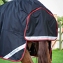 Premier Equine Buster Hardy Turnout Rug with Half Neck 400g in Black
