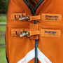 Premier Equine Buster Hardy Turnout Rug with Half Neck 400g in Burnt Orange