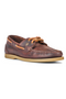 Moretta Avisa Deck Shoes in Chestnut Brown - Front