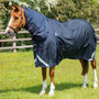 Premier Equine Buster Storm Combo Turnout Rug with Classic Neck Cover 90g in Navy - lifestyle
