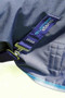 Premier Equine Buster Storm Combo Turnout Rug with Snug-Fit Neck 100g in Navy - cross surcingles