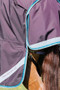 Premier Equine Buster Storm Combo Turnout Rug with Snug-Fit Neck 100g in Purple - tail flap