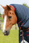 Premier Equine Buster Storm Combo Turnout Rug with Snug-Fit Neck Cover 200g in Navy - neck cover