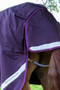 Premier Equine Buster Storm Turnout Rug with Classic Neck Cover 420g in Purple - tail flap