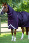 Premier Equine Buster Storm Turnout Rug with Classic Neck Cover 420g in Purple - lifestyle