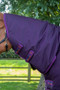 Premier Equine Buster Storm Turnout Rug with Classic Neck Cover 420g in Purple - neck cover