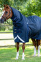 Premier Equine Buster Storm Turnout Rug with Classic Neck Cover 420g in Navy - lifestyle
