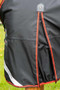 Premier Equine Buster Turnout Rug with Classic Neck Cover 250g in Black - shoulder gusset