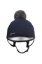 LeMieux Eleanor Hat Silk - Reflective Navy - Front