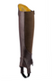 Moretta Lucetta Leather Gaiters - Brown - Side