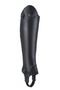 Moretta Lucetta Leather Gaiters - Black - Front