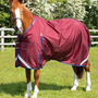 Premier Equine Buster Turnout Rug with Classic Neck Cover 40g in Burgundy