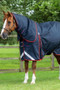 Premier Equine Buster Turnout Rug with Classic Neck Cover 420g in Navy - lifestyle