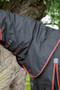 Premier Equine Buster Turnout Rug with Classic Neck Cover 420g in Black - neck cover