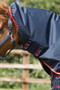 Premier Equine Buster Turnout Rug with Snug-Fit Neck 50g in Navy - neck cover