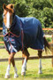 Premier Equine Buster Turnout Rug with Snug-Fit Neck 50g in Navy - lifestyle