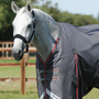 Premier Equine Buster Turnout Rug with Snug-Fit Neck 50g in Grey