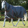 Premier Equine Buster Turnout Rug with Snug-Fit Neck 50g in Grey