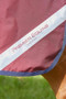 Premier Equine Buster Zero Original Turnout Rug in Burgundy - corner branding