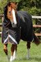 Premier Equine Titan Trio Complete 4 in 1 Turnout Rug in Black - lifestyle