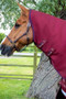 Premier Equine Titan Turnout Rug with Classic Neck Cover 50g in Burgundy - neck cover