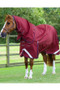 Premier Equine Titan Turnout Rug with Classic Neck Cover 50g in Burgundy - lifestyle