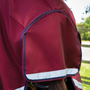 Premier Equine Titan Turnout Rug with Classic Neck Cover 50g in Burgundy