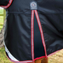 Premier Equine Titan Turnout Rug with Snug-Fit Neck Cover 100g in black