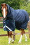 Premier Equine Titan Turnout Rug with Snug-Fit Neck Cover 200g in Navy - lifestyle