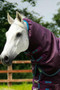Premier Equine Titan Turnout Rug with Snug-Fit Neck Cover 200g in Purple - neck cover