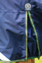 Premier Equine Titan Turnout Rug with Snug-Fit Neck Cover 40g in Navy - Shoulder gusset
