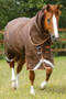 Premier Equine Titan Turnout Rug with Snug-Fit Neck Cover 300g in Brown - lifestyle