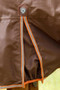 Premier Equine Titan Turnout Rug with Snug-Fit Neck Cover 300g in Brown - shoulder gusset