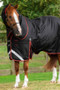 Premier Equine Titan Turnout Rug with Snug-Fit Neck Cover 450g in Black - lifestyle