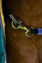 Premier Equine Lucanta Stable Rug with Neck Cover 200g in Green - rear clip