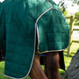 Premier Equine Lucanta Stable Rug with Neck Cover 200g in Green