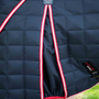 Premier Equine Lucanta Stable Rug with Neck Cover 200g in Black