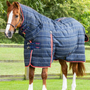 Premier Equine Domus Stable Rug 400g in Navy Check