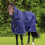 Premier Equine Hydra Stable Rug with Neck Cover 200g in Navy