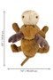 KONG Cozie Marvin Moose Dog Toy - Jumbo Size