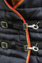 Premier Equine Garissa Stable Rug 400g in Black - chest clips