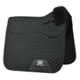 Woof Wear Elegance Sheepskin Dressage Pad -  Black - Front
