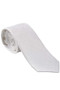 Premier Equine Mens 100% Silk Hand Made Tie in White